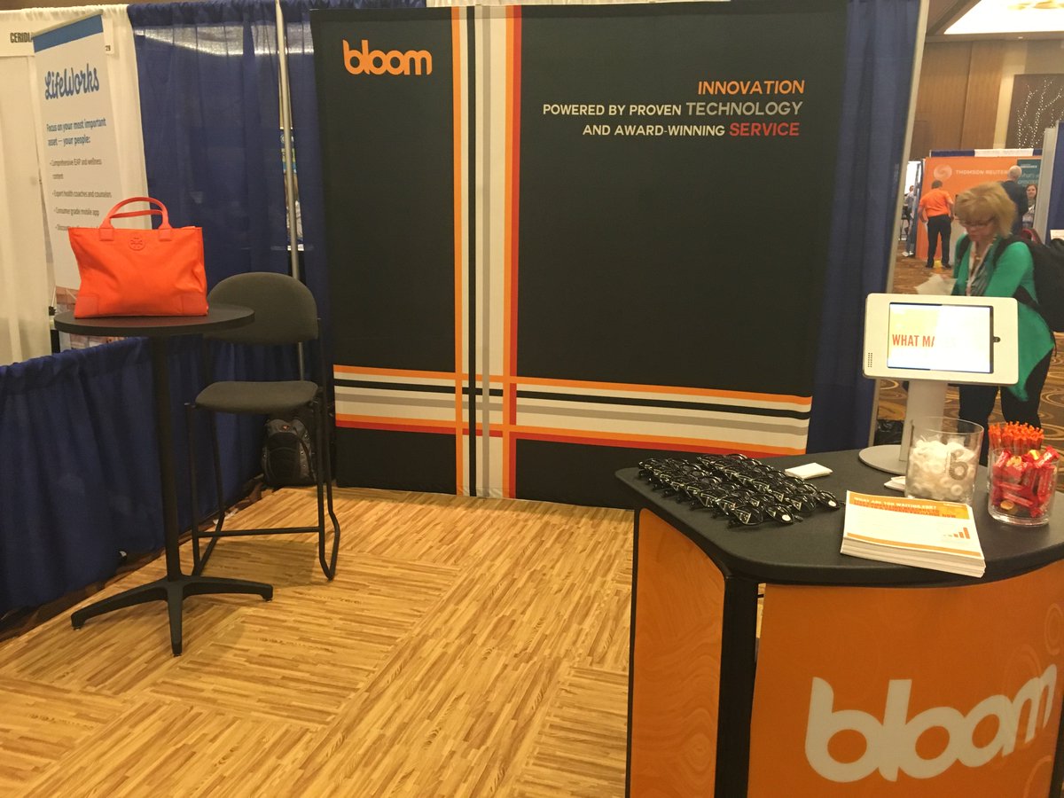 BloomHealth's tweet image. Stop by booth #227 for the first day of #BenefitsConf, and register to win a @toryburch bag!