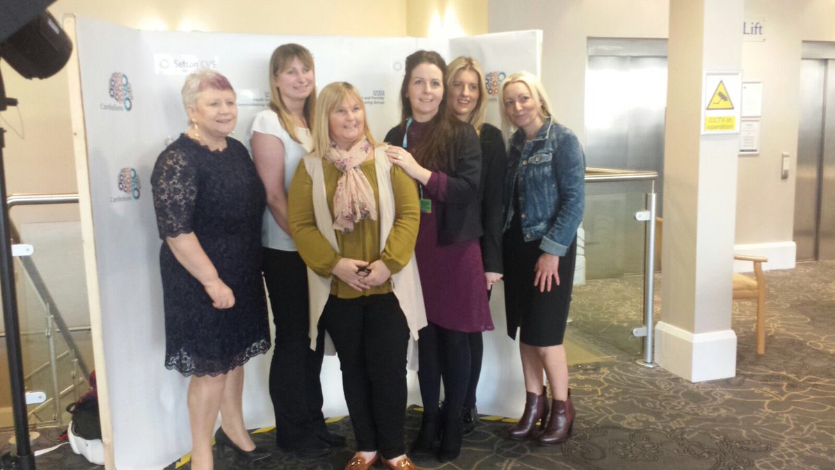 PSSpeople's tweet photo. &amp; here's our amazing #youngcarers team at @YMHASefton wIth Sandra from Birkdale School who nominated them #YMHA https://t.co/bUEfKkWDHl