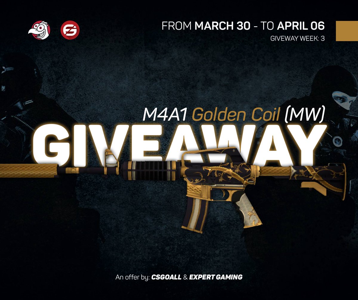 ExpertGaming's tweet photo. We are currently running a giveaway with @csgoall! Check out the official requirements at: https://t.co/0YxPeUoVMj https://t.co/KMeoAyHC9z