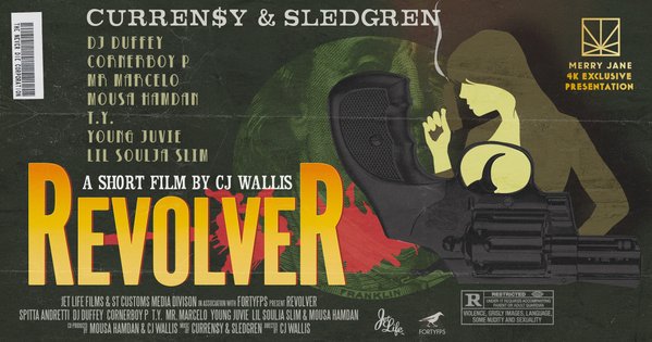 TaylorGang's tweet photo. REVOLVER | Curren$y &amp; Sledgren | A Film By CJ Wallis https://t.co/spUWGigdgW https://t.co/Un8tgYz4QP