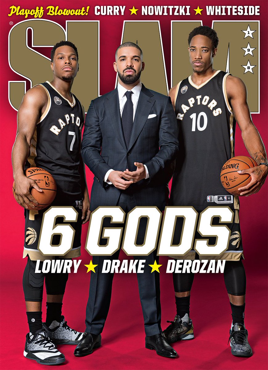 SLAMonline's tweet photo. New cover alert! SLAM 198 features Drake, DeMar DeRozan and Kyle Lowry.

More pics + video: https://t.co/Zef20g5wrz https://t.co/iaKmTU5FNb
