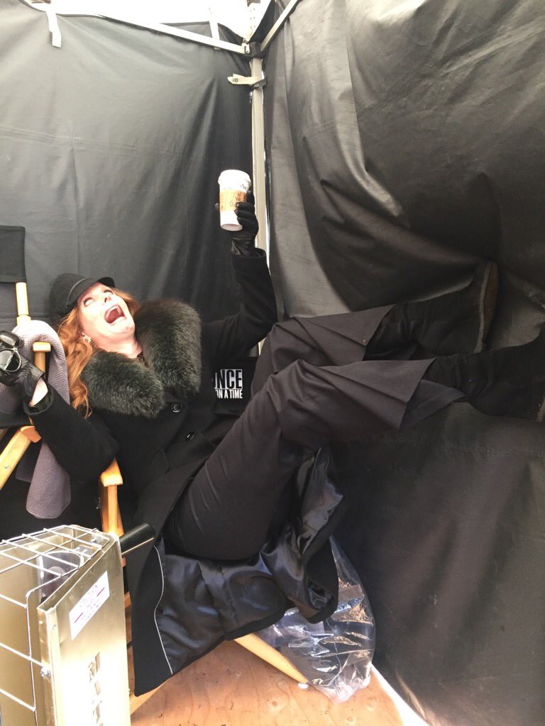 bexmader's tweet photo. This tent is about to blow away up into a tornado, but I will not drop my Starbucks! #safetyfirst #wickedwednesday 💚 https://t.co/mjfcmnxDoX