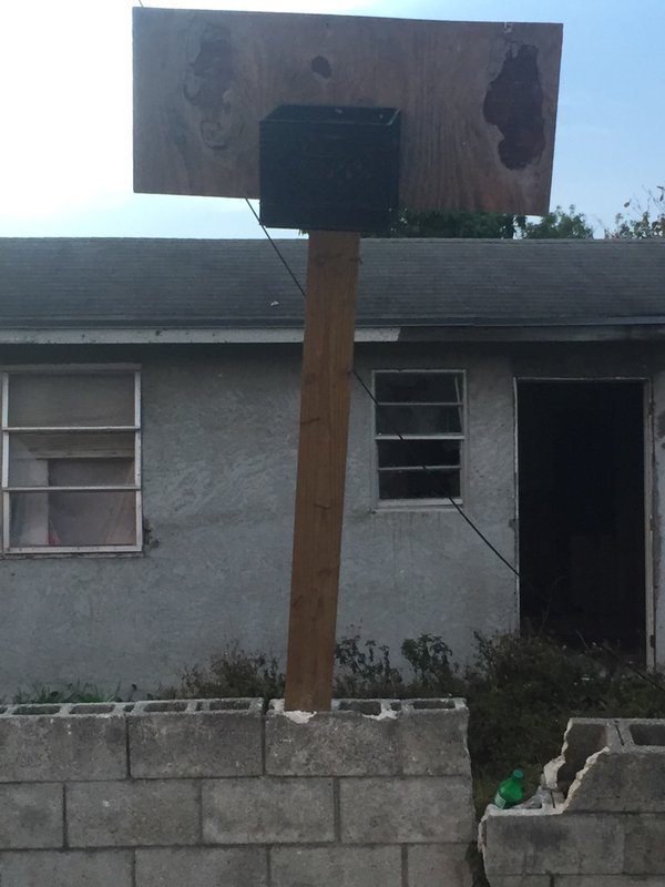 SportsCenter's tweet photo. This is one of the homemade hoops Buddy Hield learned to shoot on. (via @GoodmanESPN) https://t.co/ptGKSU1luV