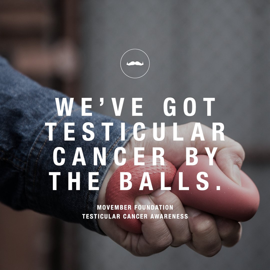 Movember's tweet photo. Rates of testicular cancer have doubled in the past 50 years. What can you do? #KnowThyNuts https://t.co/BFxOX10CKx https://t.co/Ui6bdNwWv8