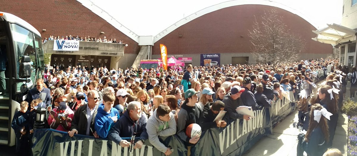Nova fans waiting for their Cats.