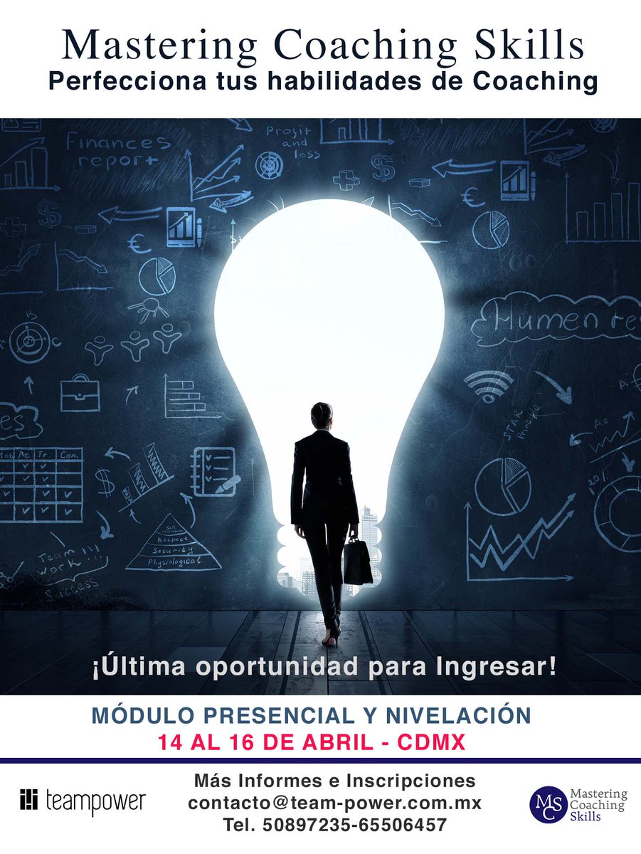 El programa que está perfeccionando las habilidades de los coaches de Latinoamérica. contacto@team-power.com.mx