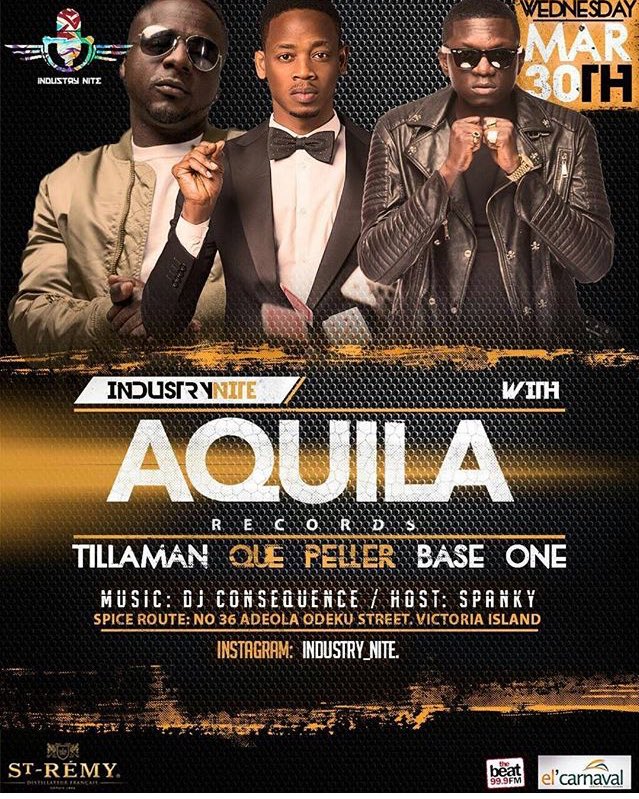 ShinaPeller's tweet photo. @AquilaRecordsNG Industry night tonight!!! Spice Route is about to be brought down! See you there. #AquilaRecords https://t.co/yrxO6YDyZF