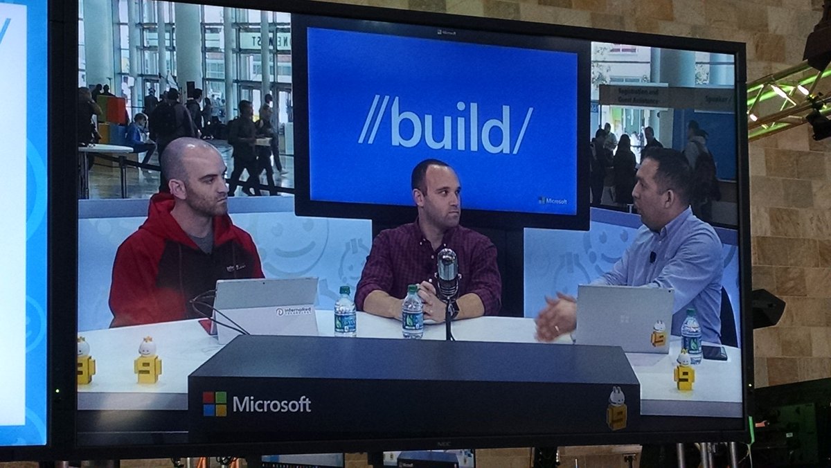 cmmtibbs's tweet photo. @infernoredtech and NPR on Channel 9 - NPR One on Xbox #build2016 https://t.co/osBwWzykng