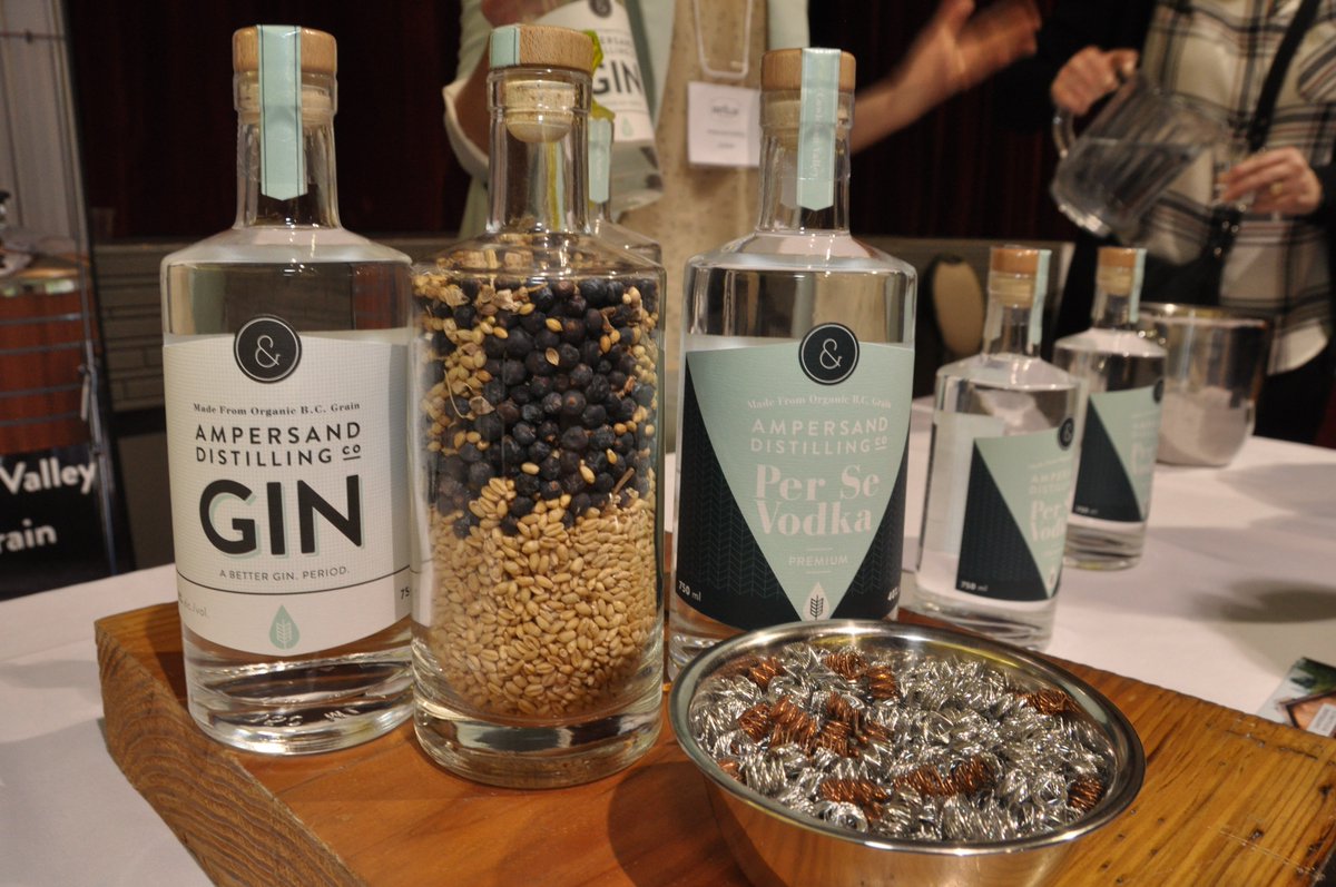 ampdistillingco's tweet photo. Proud moment: #AmpersandGin &amp; #PerSeVodka voted top Gin &amp; Vodka at @BCDistilled 2016 https://t.co/Ko8fmFQEMx https://t.co/N9jFSU3LGQ
