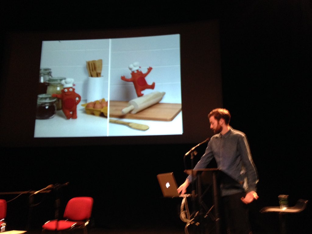 Ben Christie <a href="/Magpie_Studio/">Magpie-Studio.com</a> talking about having a target audience aged 0-5yrs with <a href="/TheBHF/">British Heart Foundation</a> #healthyeating #chompy