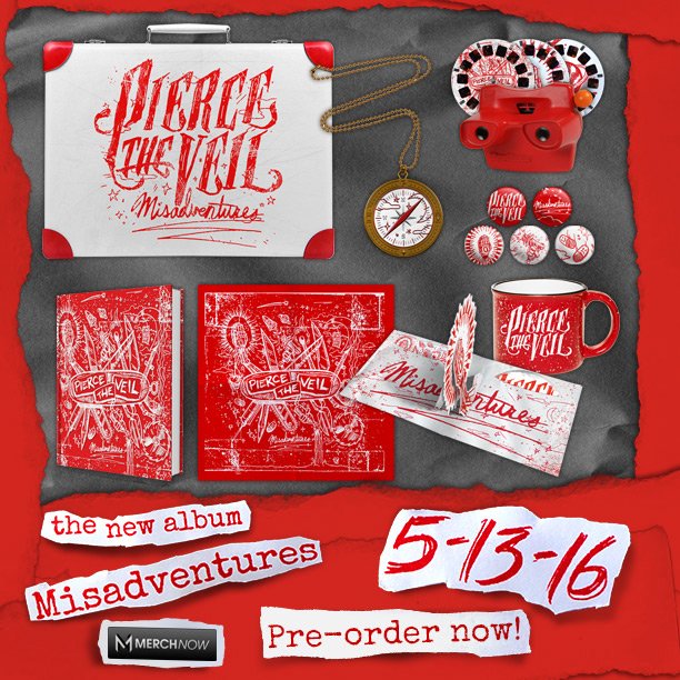 Pre-order bundles for our new album #Misadventures are available now! 

Check out options at smarturl.it/misadventuresb…