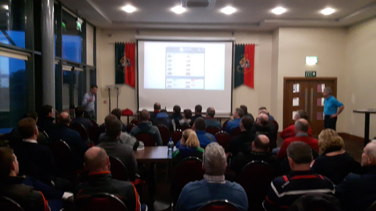 CorkGAACoaching's tweet photo. Injury Prevention Workshop in @clongaa tonight . #jmac @OfficialCorkGAA @KevinODono @carberygaa https://t.co/lq69FzbrZ0