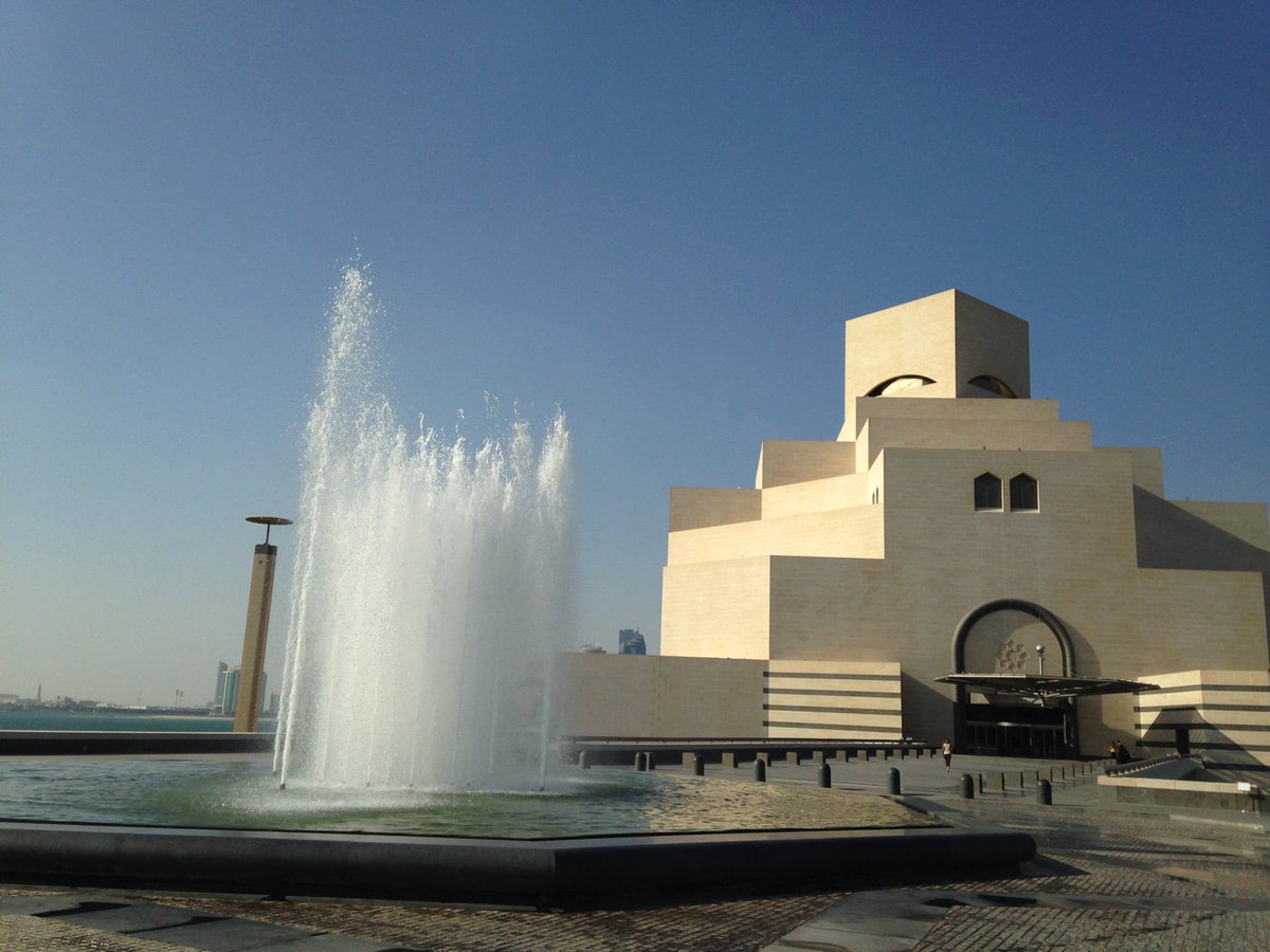 uclqconserv's tweet photo. #architectureMW Amazing architecture @MIAQatar, right in our own backyard. #Doha #Qatar #MuseumWeek https://t.co/H6whwr4RPt