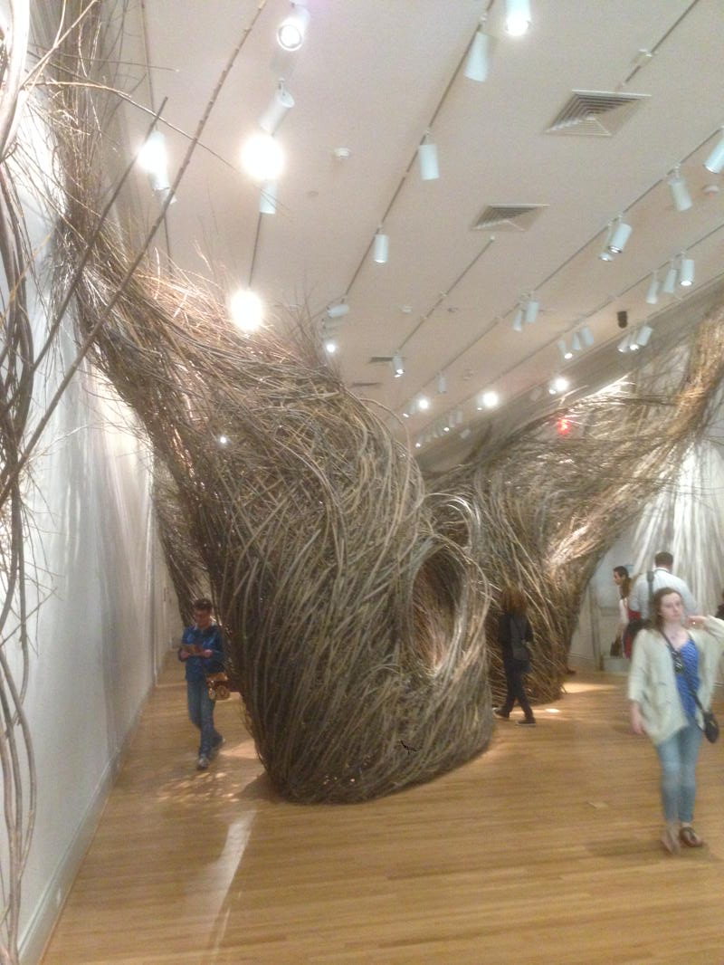 SEMCWRU's tweet photo. #TRUMPSHAIR for a limited time only (we hope) #renwickgallery https://t.co/G7tbUKDBPQ