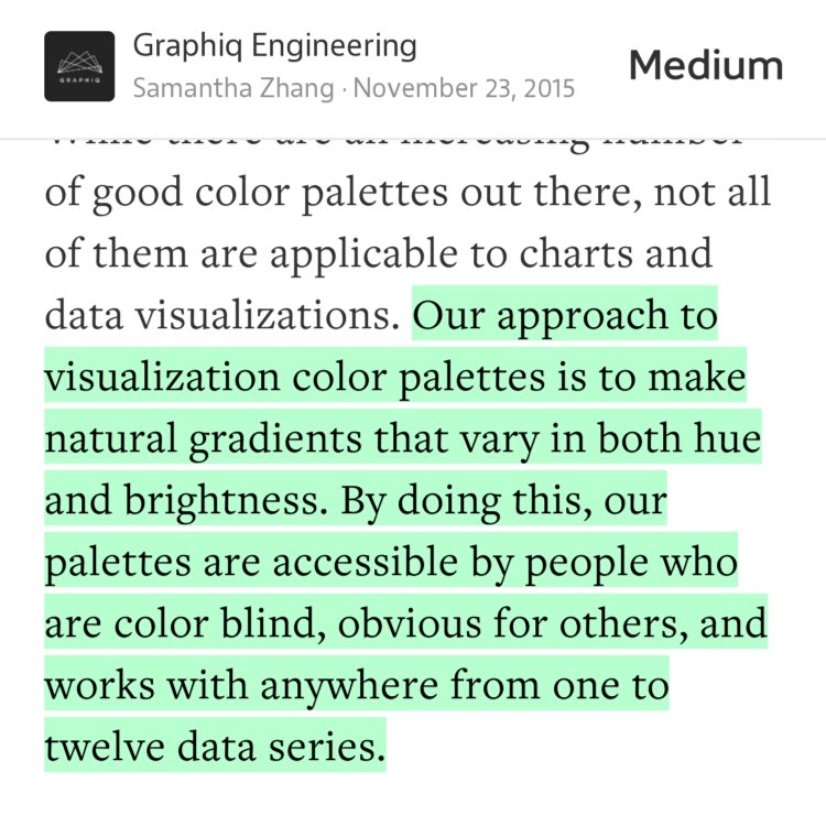 rizwanjavaid's tweet image. Creating a color palette for a #DataVisualzation? Read this first: bit.ly/1Tj9zai @moyicat #ux #design