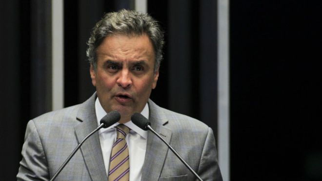 Temer vai fracassar se cometer o erro de distribuir ministérios, diz Aécio bbc.in/1SnlqiA