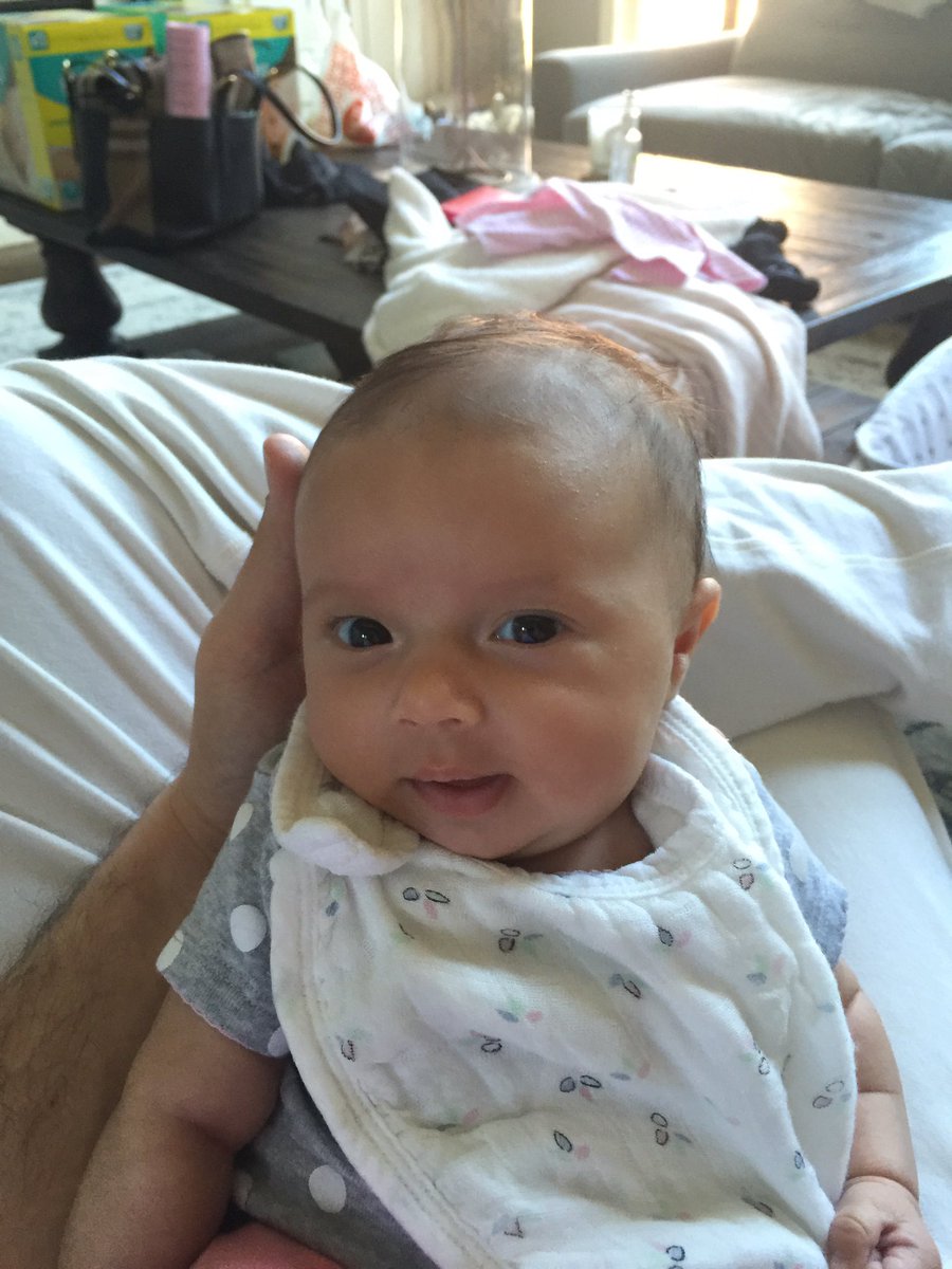 She's already ready for some baby modeling. Thank goodness she takes after my beautiful <a href="/kramergirl/">Jana Kramer</a>