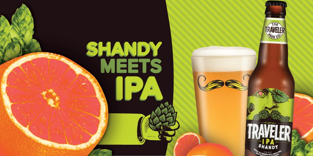 TravelerBeer's tweet photo. A one-of-a-kind beer for our one-of-a-kind fans. Check out our Traveler #IPAShandy. https://t.co/lKqjiqVozb https://t.co/l7Em4w1yMa