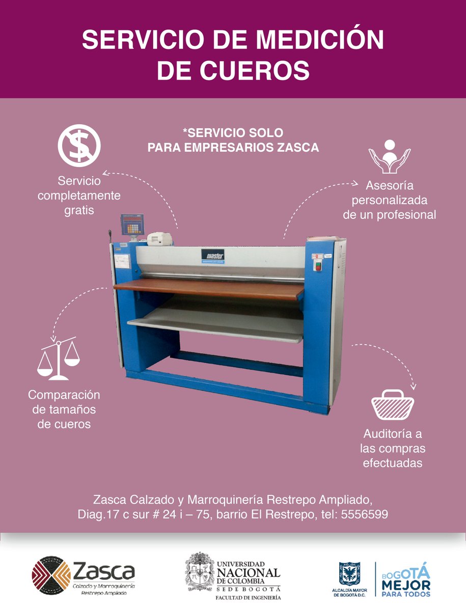Empresarios del #Restrepo ofrecemos servicio de máquina medidora de cueros, <a href="/ALantonionarino/">Antonio Nariño</a>