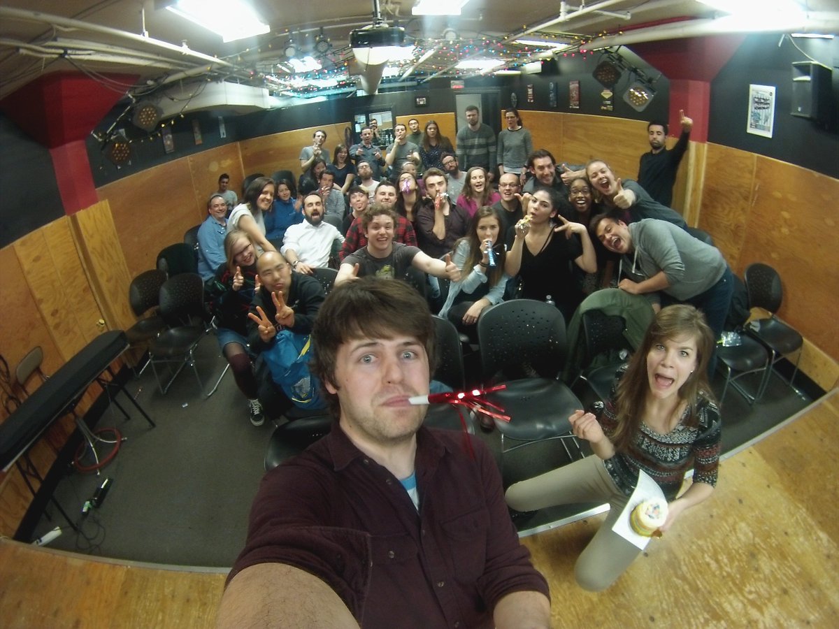 AnyoneGoes's tweet photo. We did it! HUGE thanks to everyone who came out to our one year anniversary show last night! See you all next month! https://t.co/pxsbLGPLB3