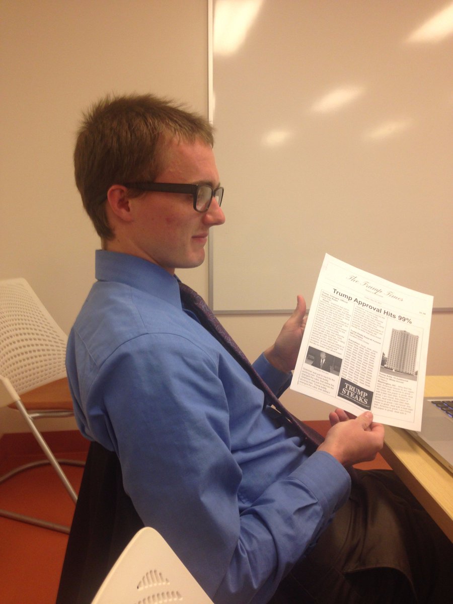 SenChuckShoemer's tweet image. @bogusalfranken is disappointed in @FakeSenatorMM's amendment to make Trump Times the official newspaper of the US