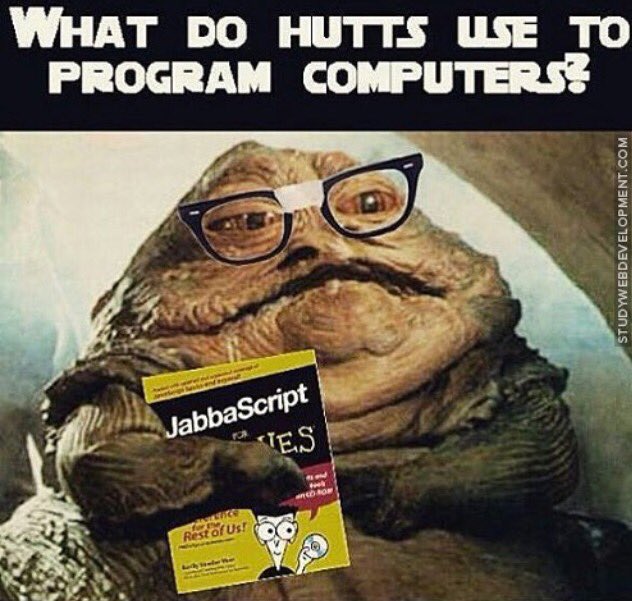 dezCodes's tweet photo. hipster intergalactic programming #doyouevencode #javascript #webdevelopers #starwars https://t.co/ClxPWtTKM6