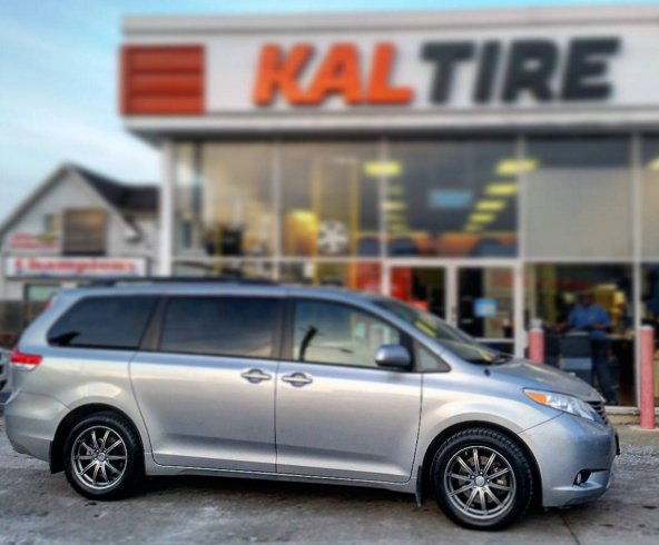 KalTire's tweet photo. This #WheelWednesday is a set of @CoreRacingWheel #phantoms on a minivan. Who said vans can't be #Cool? https://t.co/2RH5IpKQ00