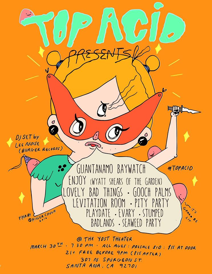 Important: <a href="/ShopTopAcid/">TOP ACID</a>'s event tonight has been moved to @UndergroundDTSA!