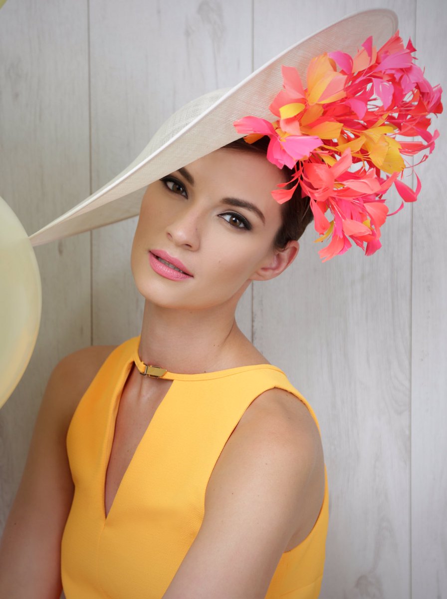 aoifeharrison's tweet photo. This hat is available now in Design Centre in Powerscourt townhouse. Perfect for summer weddings &amp; races! #millinery https://t.co/cKf3aZHv5Y
