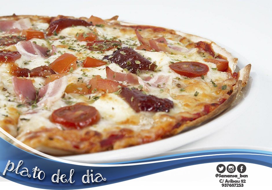 sanansa_bcn's tweet photo. Una pizza para deleitarse no cae nada mal. Pídela en Sa Nansa - C/Aribau 82 https://t.co/vx5jBJay3b