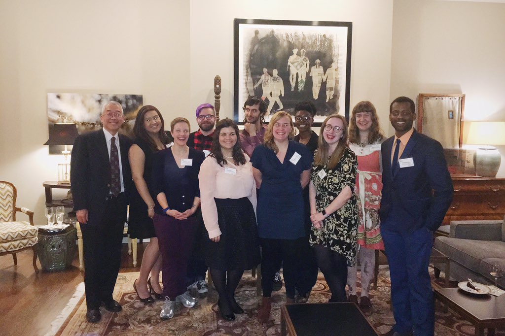 ProducingMFA's tweet image. Dinner at President Dr. Kim's house. We on that ambassador flow! #cccgradstudy #ambassadorsunite #columbiachi