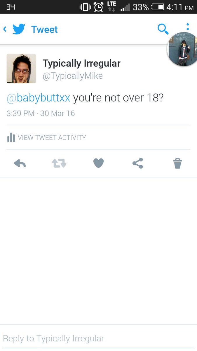 TypicallyMike's tweet photo. @MyFreeCams 21 days or not, underaged is underaged and you are getting a lot of people into deep shit. https://t.co/7UQ8A0RXFX