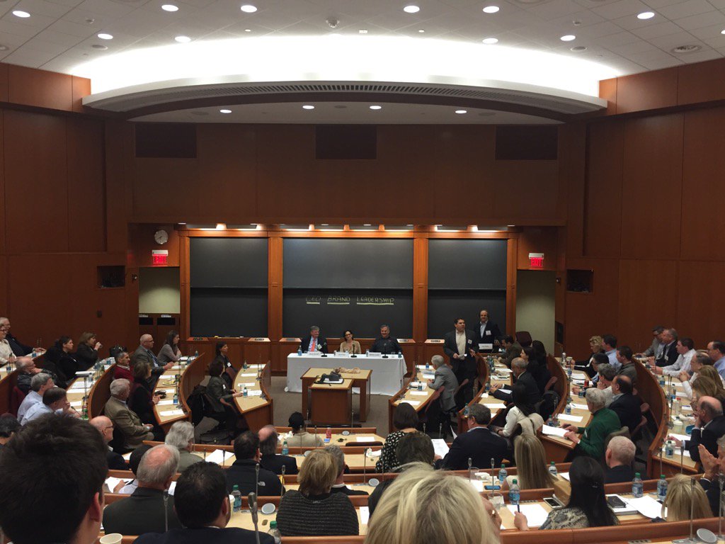 Harvard Business School. CEOs from Newman's Own, Harley Davidson, White House/Black Market.  Super interesting.