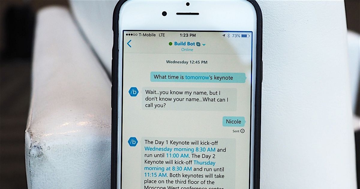 Chatting with Skype bots feels like talking to a search engine