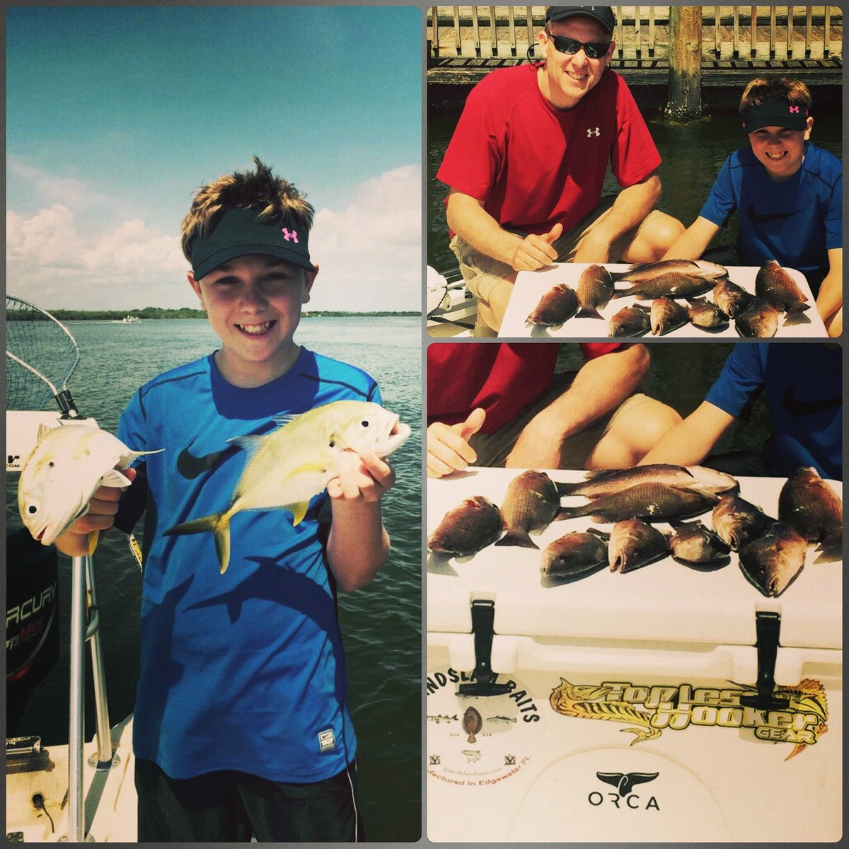 CaptBillyP's tweet photo. #comngetitcharters #daytonabeach #fishing #snappers #toplesshookergear #grandslambaits #fishtacos #smithfishing https://t.co/JAnvQ6kLZN