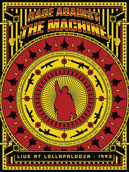 NoiseCrumbs's tweet photo. 1993 Rage Against The Machine poster by Mike Forester @RATM https://t.co/9pGYfwblXT
