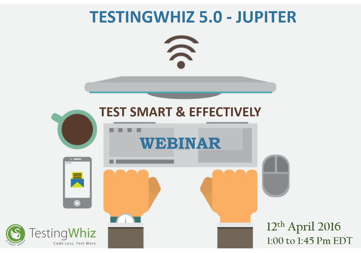 pratik_tester's tweet image. Webinar- #CloudExecution to scale #testautomation bandwidth via TestingWhiz
goo.gl/9BtoFM