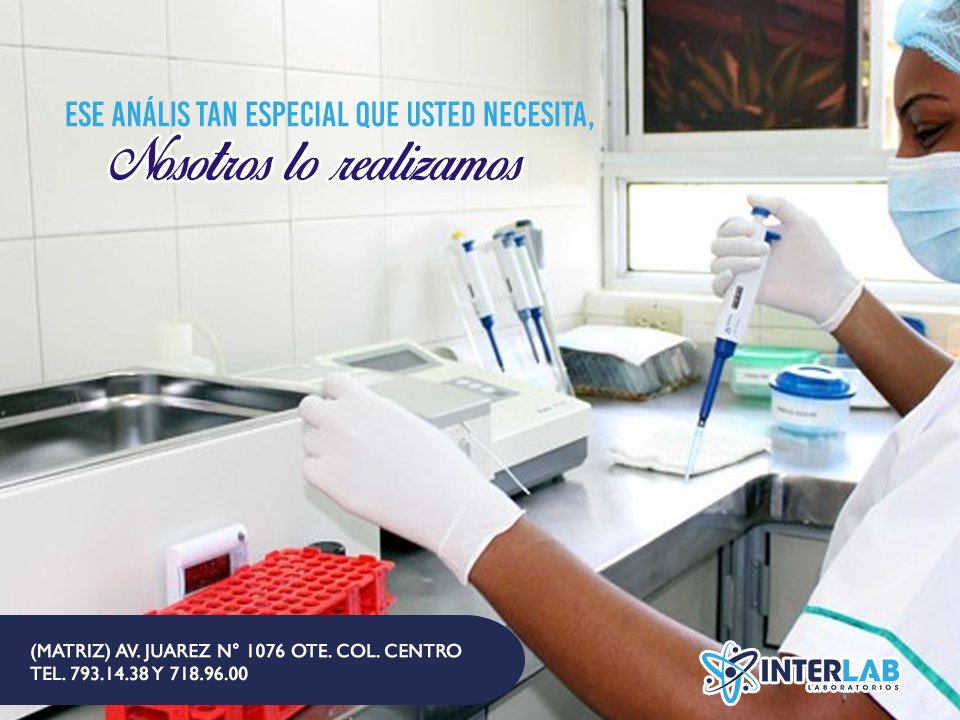 labInterlab's tweet image. Ese análisis tan especial que usted necesita, nosotros lo realizamos.
