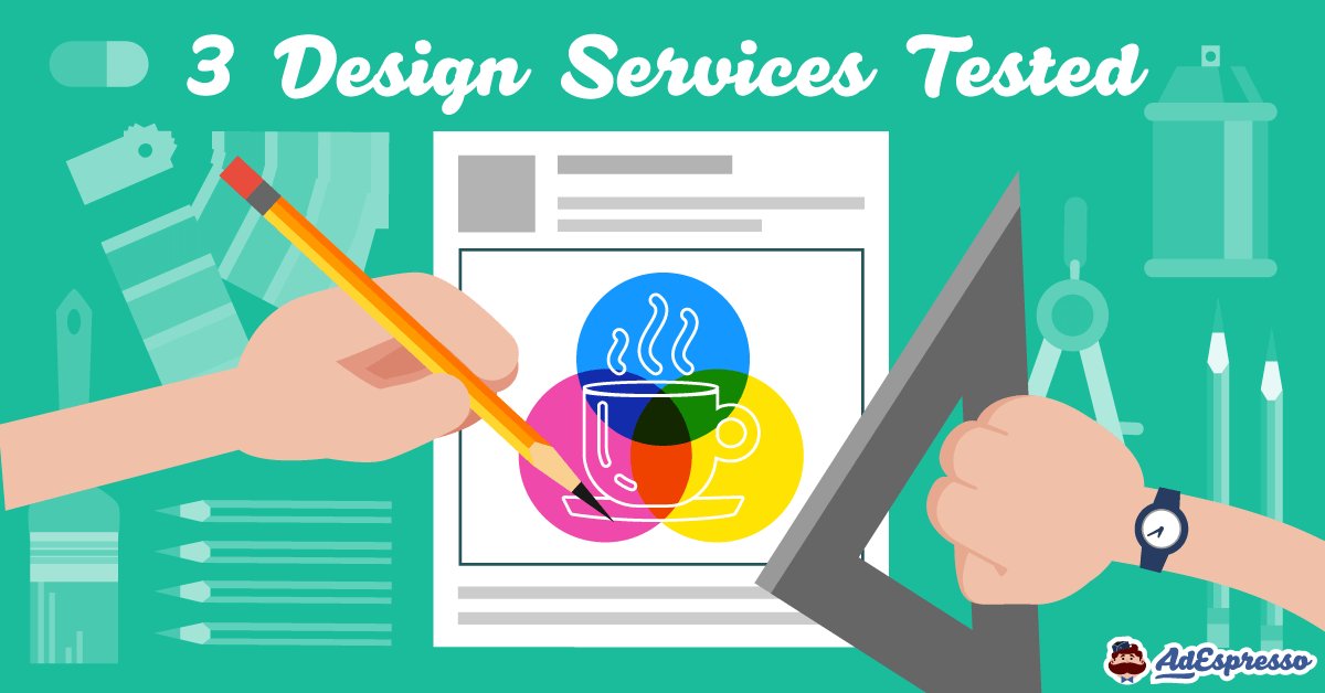AdEspresso's tweet photo. Freelancer or Fiverr? We A/B Tested 3 #OnDemandDesign Services So You Dont Have To https://t.co/svzz6e1zyu #CPC #CTR https://t.co/eEGIDd39Gu