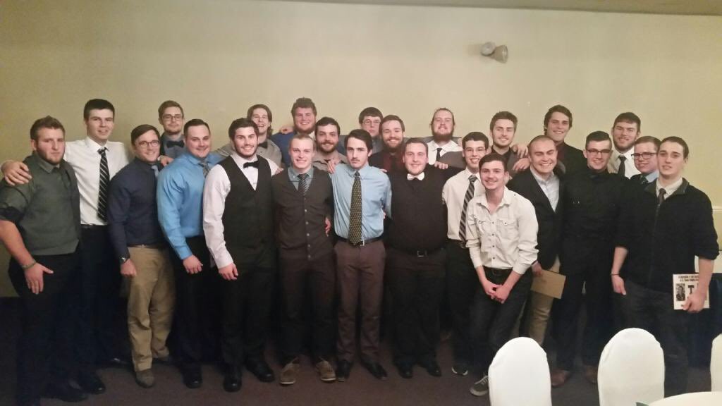 What a crew. Some of them even learned to tie a tie for the occasion! Thanks to <a href="/TommiesSTU/">STU Tommies</a> for a great celebration!