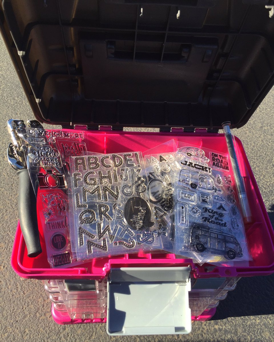 metwocarla's tweet image. Opened the lid to my @Creative_Optns rack and what do I see ALL THIS. #creativeoptions