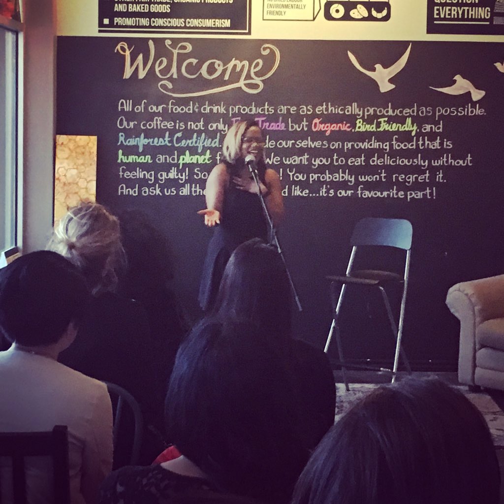 Studiooo89's tweet photo. Ms Mary Musisi of #mackkfitness sharing lessons in confidence #POW16 #womensconference #keepinitawesome #mississauga https://t.co/zMTGeLO1lw
