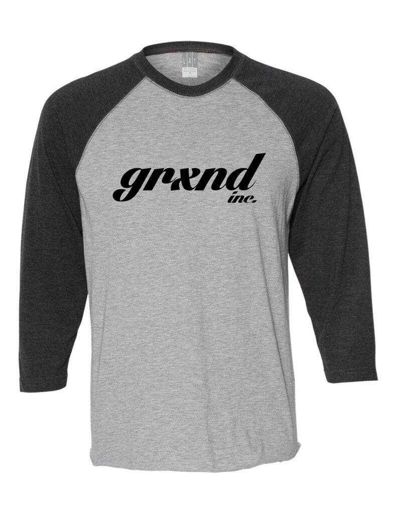 grxnd_inc's tweet photo. Dark grey 3/4 sleeve are back in stock! Head over to https://t.co/e5MLbRVD70 and order yours today. #grxnd https://t.co/sbowRIVnlA