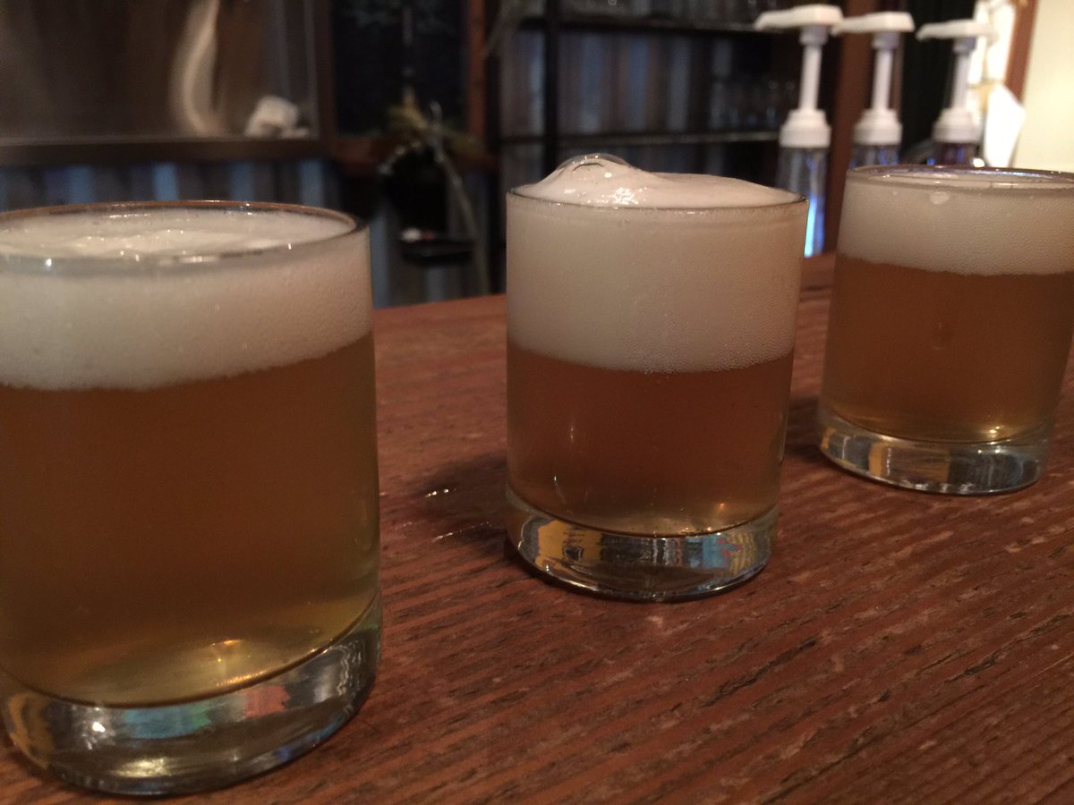 FortGeorgeBeer's tweet photo. Abracadabra Berliner Weisse brewed with 3 yeasts. Raspberry, rosemary, and licorice fern root syrups available. https://t.co/rZNGczRvEZ