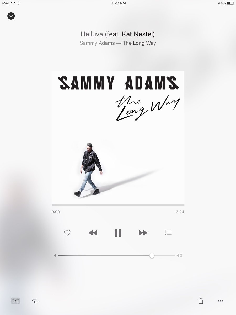 Shoutout to the homegirl <a href="/kattsmusic/">KATT</a> for doing her thing with the wiz kid <a href="/SammyAdams/">SAMMY ADAMS</a> on his new album #TheLongWay