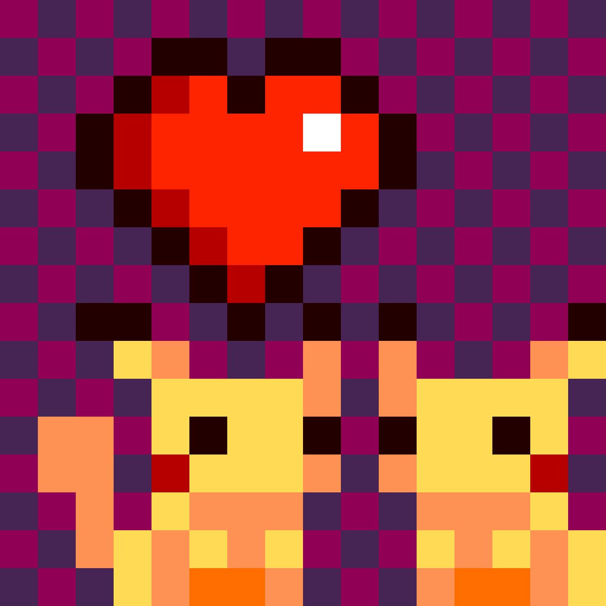 Daoneeyedbear's tweet photo. #pixelart of miniature #Pikachu https://t.co/9MyiFfyL61