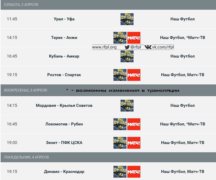 Рпл расписание матчей по футболу календарь. Расписание матч ТВ футбол. Расписание матчей. Расписание трансляций. Ближайшие матчи по футболу.