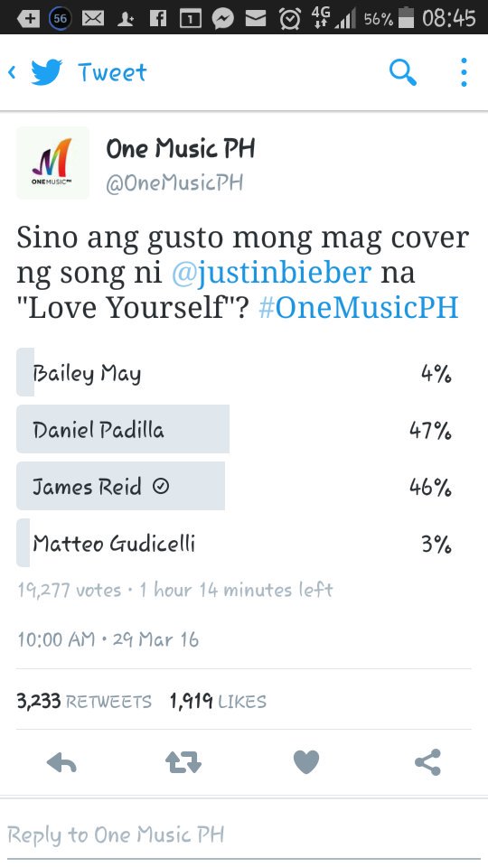 reichyreicha's tweet photo. @OneMusicPH where did the one point of James go? Look at the time when I took these pics?👇 @FatedJaDines https://t.co/VR06t6NaXb