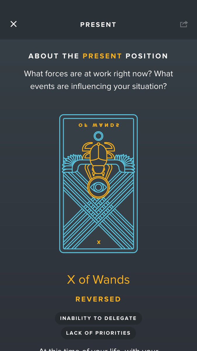 vampiremoji's tweet image. You know what, tarot app??? Just @ me next time like a goddamn adult #ReadForFilth