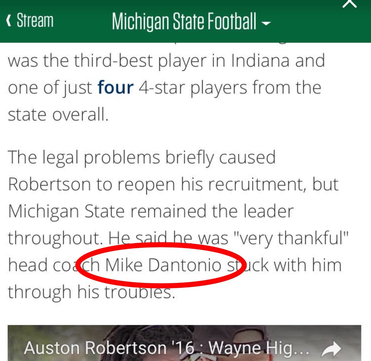 MikeSullivan's tweet photo. HOW DOES THIS KEEP HAPPENING!? Mark Dantonio is one of the best coaches in America, @BleacherReport... https://t.co/xGas2Xnf52